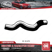 Gates Radiator Curved Hose Length 475mm for Nissan X-Trail T31 QR25DE 2.5L
