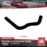 Gates Radiator Curved Hose Length 632mm for Nissan Murano Z51 3.5L 2008-2014