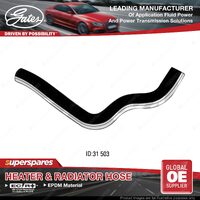 Gates Radiator Curved Hose Length 503mm for Mini Mini R52 1.6L W11B16A 155KW