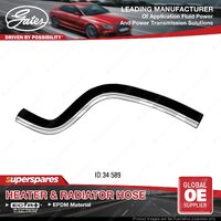 Gates Radiator Curved Hose Length 589mm for Hyundai Santa FE CM 2.7L 139KW