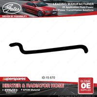 Gates Outlet Heater Hose for Holden Statesman VN 3.8L 1989-90 to Water Valve