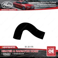 Gates Radiator Hose for Triumph 1300 YC 1.3L 46KW 56KW 175mm 1964-1970
