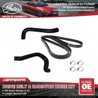 Gates Upper or Lower Drive Belt & Radiator Hose Kit for Ford Ranger PX 2.5 11-14