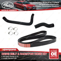 Gates Drive Belt & Radiator Hose Kit for Toyota Hilux GGN 15 25 120 125 135 4.0L