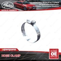 Gates 10mm-22mm Perforated Band Hose Clamps Stainless Steel Pack of 10