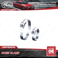 Gates 46-70mm Flex-Gear Hose Clamps Stainless Steel 5/16" 8mm Screw Pack of 10