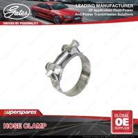 Gates 36-39mm Heavy Duty T-Bolt Hose Clamps Stainless Steel Pack of 10
