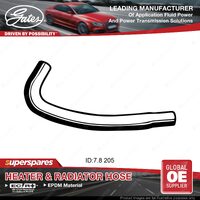 Gates Heater Hose for Holden Vectra JS 2.2L C22SE Bypass Hose 1998-02