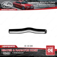 Gates Radiator Curved Hose for Mitsubishi Express SA Sigma GH 4G32 1.6L 340mm