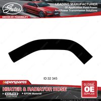 Gates Upper Radiator Hose for Toyota Dyna RU20 2.0L 4 Cyl 5R 1979-1984