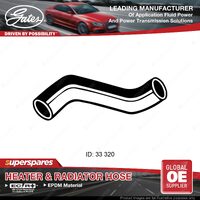 Gates Lower Radiator Curved Hose for Ford Corsair UA KA24E 2.4L 96KW 1989-1992