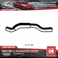 Gates Radiator Curved Hose for Mitsubishi Mirage CB1A 1.3L 12/1991-08/1995