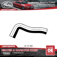 Gates Upper Radiator Curved Hose for Nissan Ute DX 4.1L 6C 103KW 88-92 w/o A/C