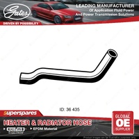 Gates Upper Radiator Curved Hose for Nissan Ute DX 4.1L 6C 103KW 88-92 with A/C