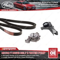 Gates Drive Belt Kit + Water Pump for Holden Commodore VU VX VY Berlina Calais