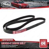 Gates Alternator Micro-V Drive Belt for Renault Laguna B56C 2.0L 83KW 1998CC