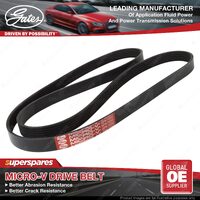 Gates Alternator Micro-V Belt for Ford Escort ANL Fiesta FBJ 1.6L 1.8L 1650mm