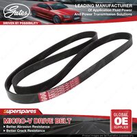 Gates Alternator Micro-V Drive Belt for Citroen XM Y4 2.5L 95KW 2446CC Diesel