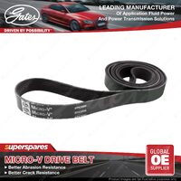 Gates Alternator Micro-V Drive Belt for Ford F250 W21 7.3L 175KW JU2N