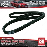 Gates Alternator Micro-V Drive Belt for Kia Rio JB 1.5L 81kW FWD Diesel 08-11