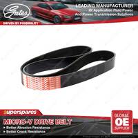Gates Alt Micro-V Drive Belt for DAF CF 85 XF 105 12.9L 2005-ON Length 1380mm