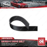 Gates Micro-V Drive Belt for Benz Actros MP4/MP5 Antos 10.7L 12.8L 15.6L