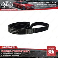 Gates XtremeRunner Micro-V Drive Belt for Nissan Navara D40 2.5L YD25DDTi