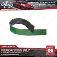 Gates FleetRunner Micro-V Drive Belt for Volvo FH II 12.8L 338KW 36KW 397KW