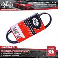 Gates Micro-V Ribbed Drive Belt - 10PK1455 Width 35mm Length 1455mm