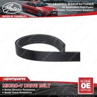 Gates Alt Micro-V Drive Belt for BMW 320D E46 2.0L 110KW RWD Sedan 2001-2005