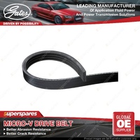 Gates P/S Micro-V Drive Belt for Honda Prelude BB6 2.2L H22A4 142KW 1997-1998
