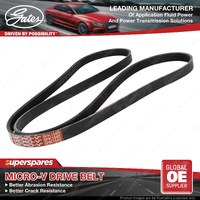 Gates Alternator Micro-V Drive Belt for Vauxhall Zafira M75 1.6L 85KW with A/C