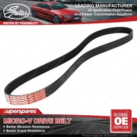 Gates Alternator Micro-V Drive Belt for Nissan Sentra B13 2.0L 105KW with A/C