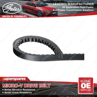 Gates Alt & A/C Micro-V Drive Belt for Mazda CX9 TC9A 2.5L 170KW 2016-On