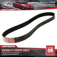 Gates Alternator Micro-V Drive Belt for Mini Mini Cooper R56 1.6L 80KW with A/C
