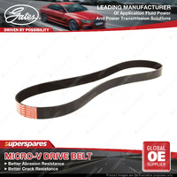 Gates Supercharger Micro-V Drive Belt for Porsche Cayenne 92A 3.0L 245KW 10-11