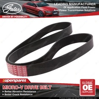 Gates Supercharger Micro-V Drive Belt for Jaguar XKR X100 4.0L 267KW 1998-2002