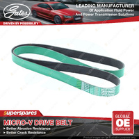 Gates Alternator Micro-V Drive Belt for Chevrolet Bel Air 57 4.3L 121KW 54-57