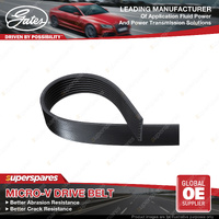 Gates Alternator Micro-V Drive Belt for BMW 225e F45 i8 I12 I15 1.5L 2014-2021