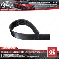 Gates FleetRunner Micro-V Drive Belt for Volvo FH12 380 12.1L 279KW 1993-2005