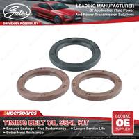 Gates Timing Belt Oil Seal Kit for Ford Fiesta WP WQ FYJB FYJA 1.6L 74KW 04-08