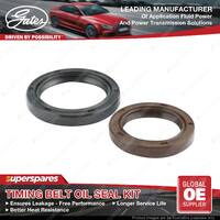 Gates Timing Belt Oil Seal Kit for Honda Legend KA8 C32A2 3.2L 151KW 91-96
