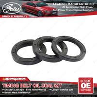 Gates Timing Belt Oil Seal Kit for Lotus Elise 1.8L 18K4F 88KW 90KW 1995-2005