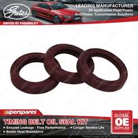 Gates Timing Belt Oil Seal Kit for Jeep Compass MK49 Patriot MK74 2.0L
