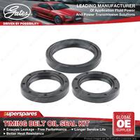 Gates Timing Belt Oil Seal Kit for Eunos 30X 500 800 1.8L 2.0L 2.5L