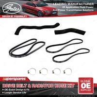 Gates Drive Belt & Radiator Hose Kit for Nissan Patrol K260 MQ MK GQ 4.2L