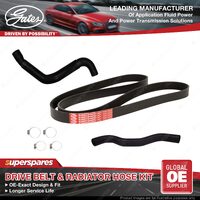 Gates Drive Belt & Radiator Hose Kit for Nissan Patrol GR TY61 GU Y61 3.0L 118KW