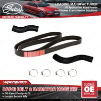 Gates Drive Belt & Radiator Hose Kit for Toyota Hilux KUN26 KUN16 1KD-FTV 3.0L