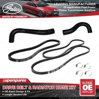 Gates Drive Belt & Radiator Hose Kit for Mazda BT-50 CD UN 3.0L 115KW 2006-2011