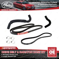 Gates Drive Belt & Radiator Hose Kit for Mitsubishi Triton ML MN 4D56 HP 131KW